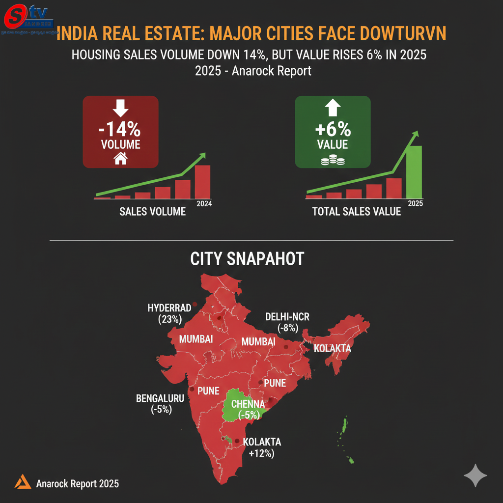 భారత రియల్ ఎస్టేట్ 2025: పెరిగిన ధరలు - తగ్గిన విక్రయాలు